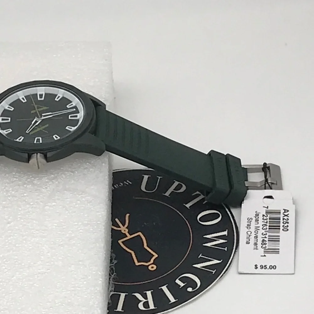 ARMANI EXCHANGE A/X  Dark Green Quartz Analog Watch NWT